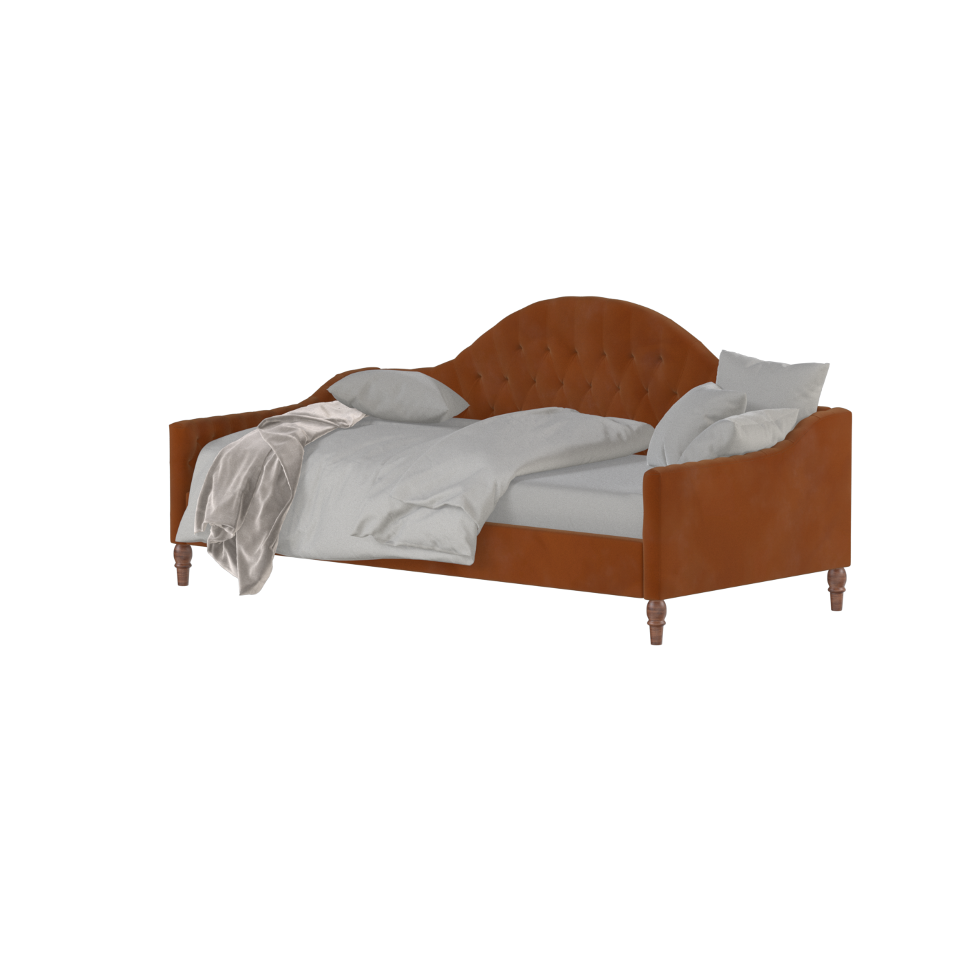 Elise Daybed with Elegant Curves and Versatile Comfort