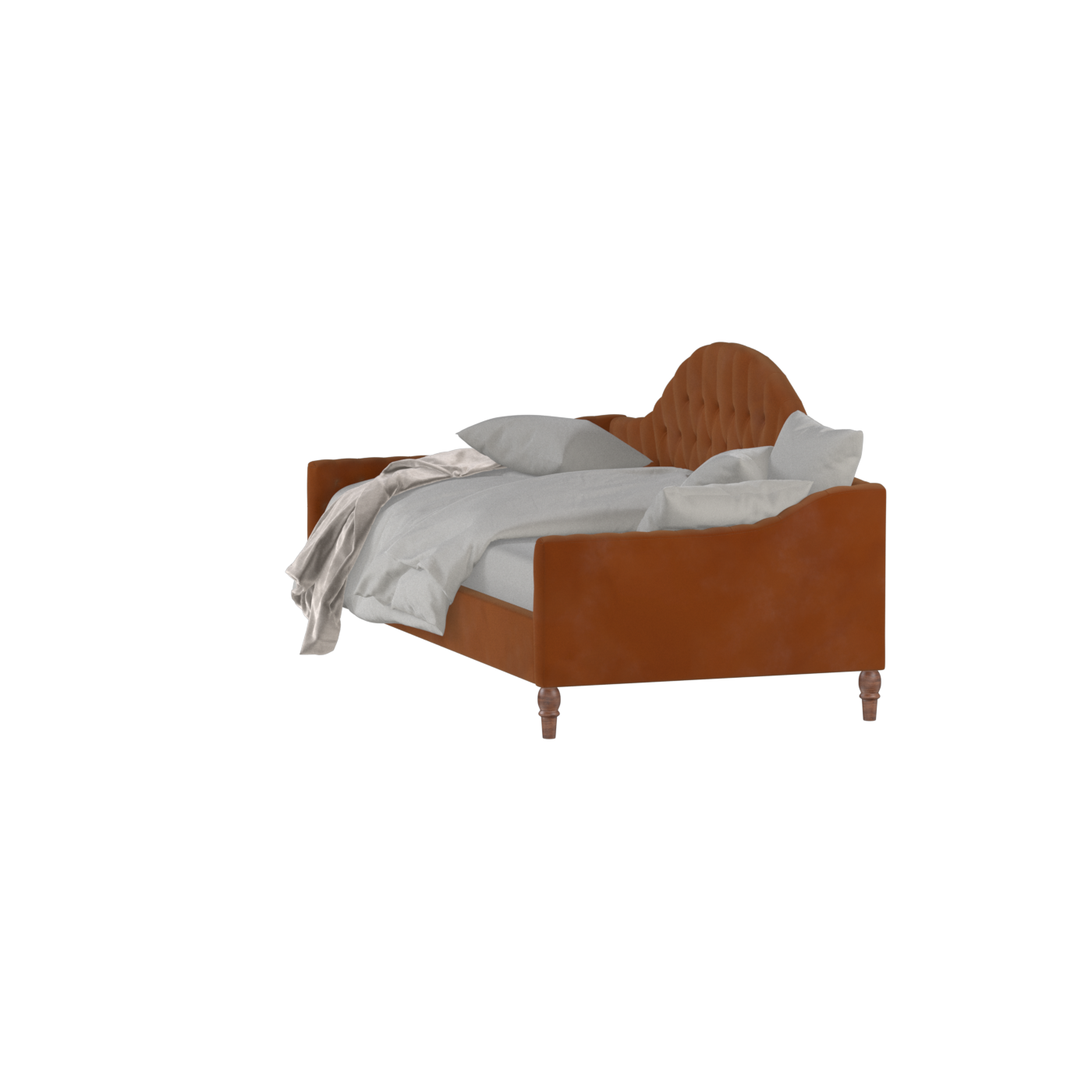 Elise Daybed with Elegant Curves and Versatile Comfort