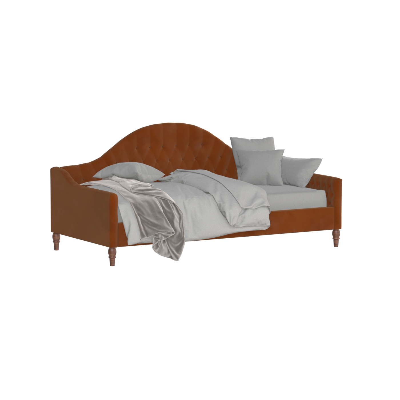 Elise Daybed with Elegant Curves and Versatile Comfort
