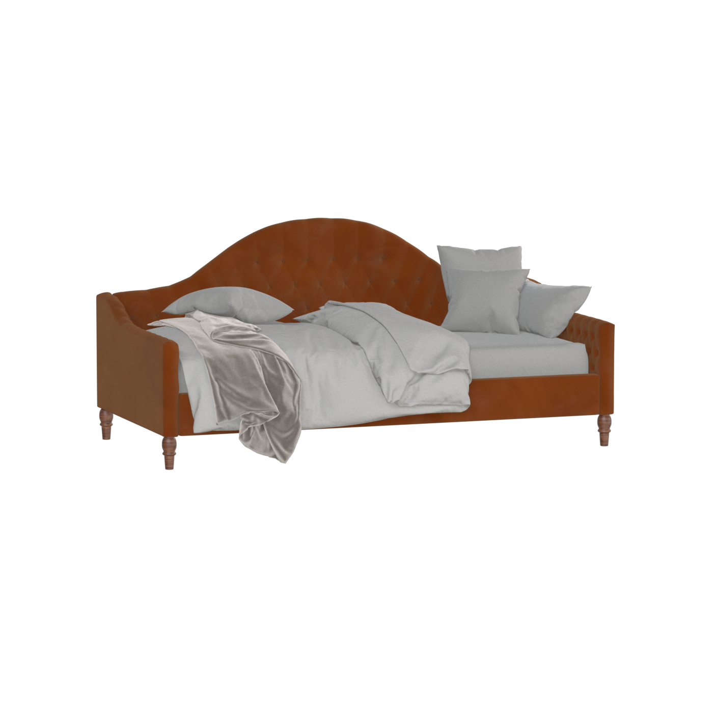 Elise Daybed with Elegant Curves and Versatile Comfort
