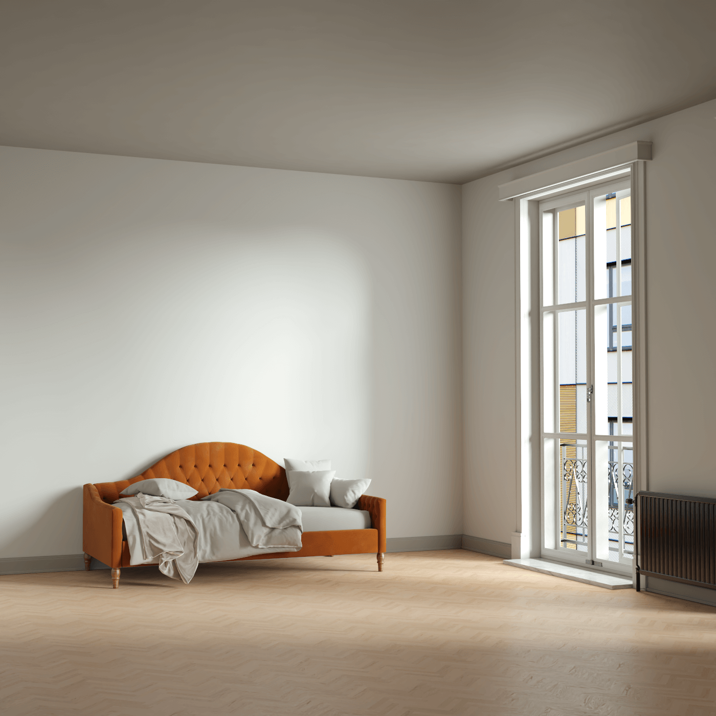 Elise Daybed with Elegant Curves and Versatile Comfort
