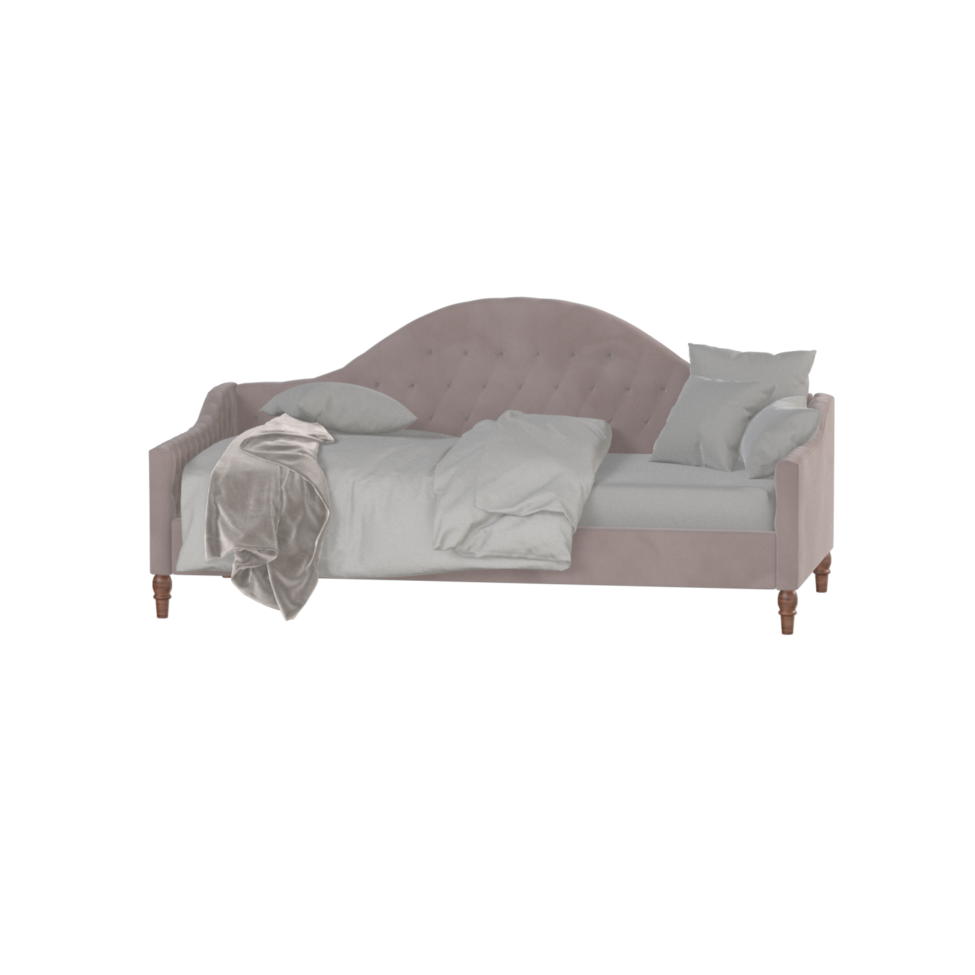 Elise Daybed with Elegant Curves and Versatile Comfort