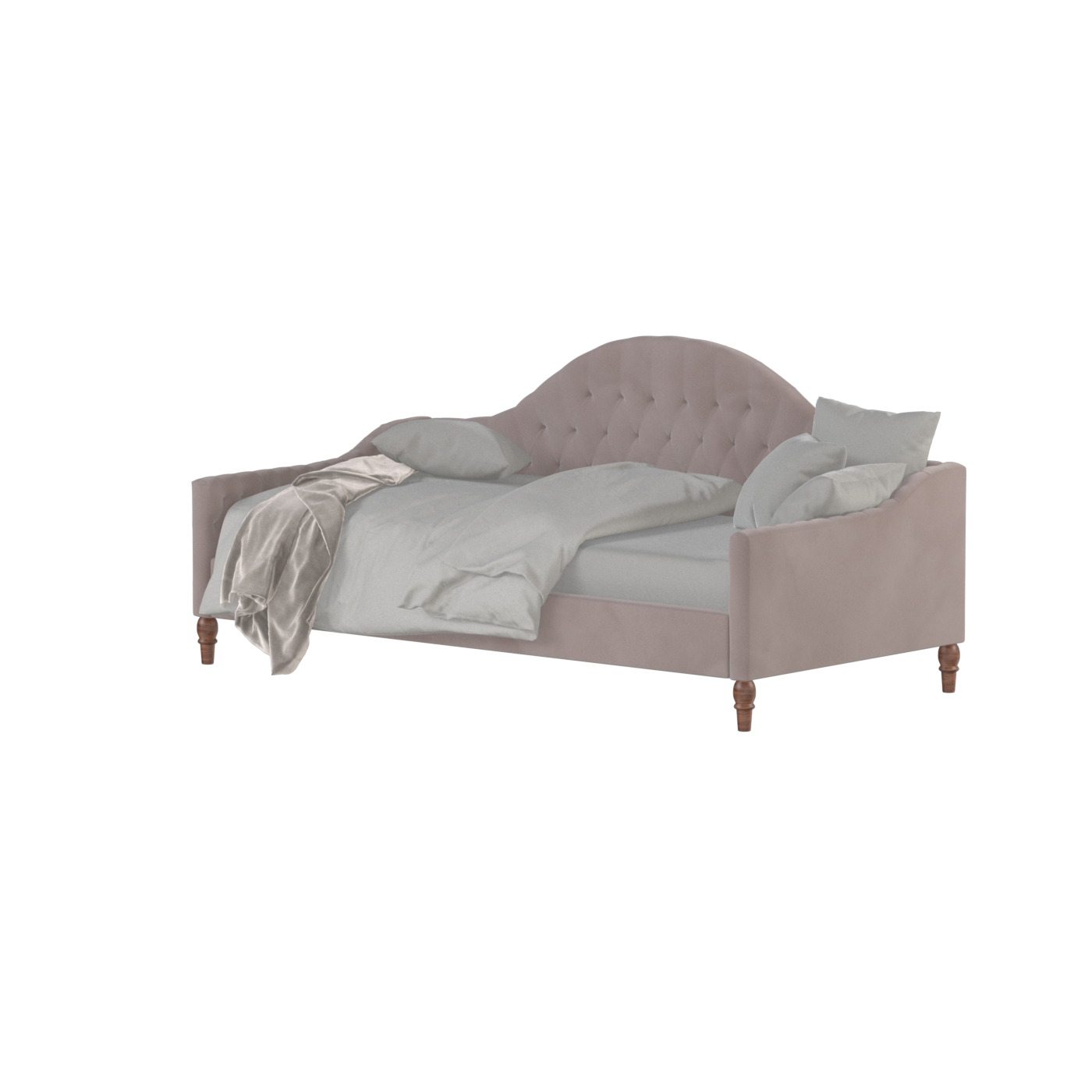 Elise Daybed with Elegant Curves and Versatile Comfort