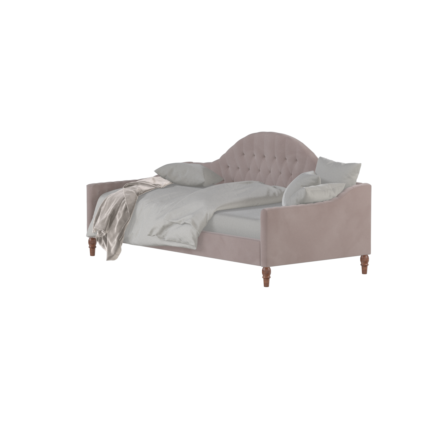 Elise Daybed with Elegant Curves and Versatile Comfort