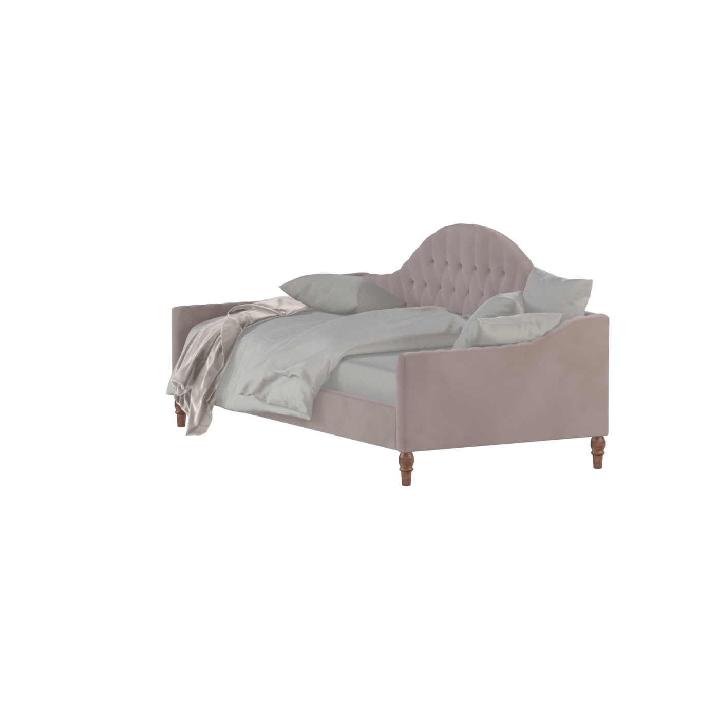 Elise Daybed with Elegant Curves and Versatile Comfort