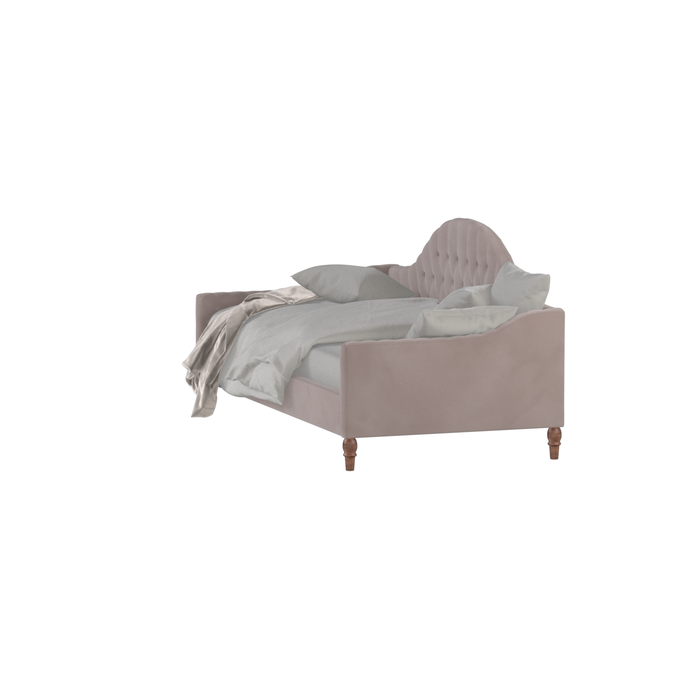 Elise Daybed with Elegant Curves and Versatile Comfort