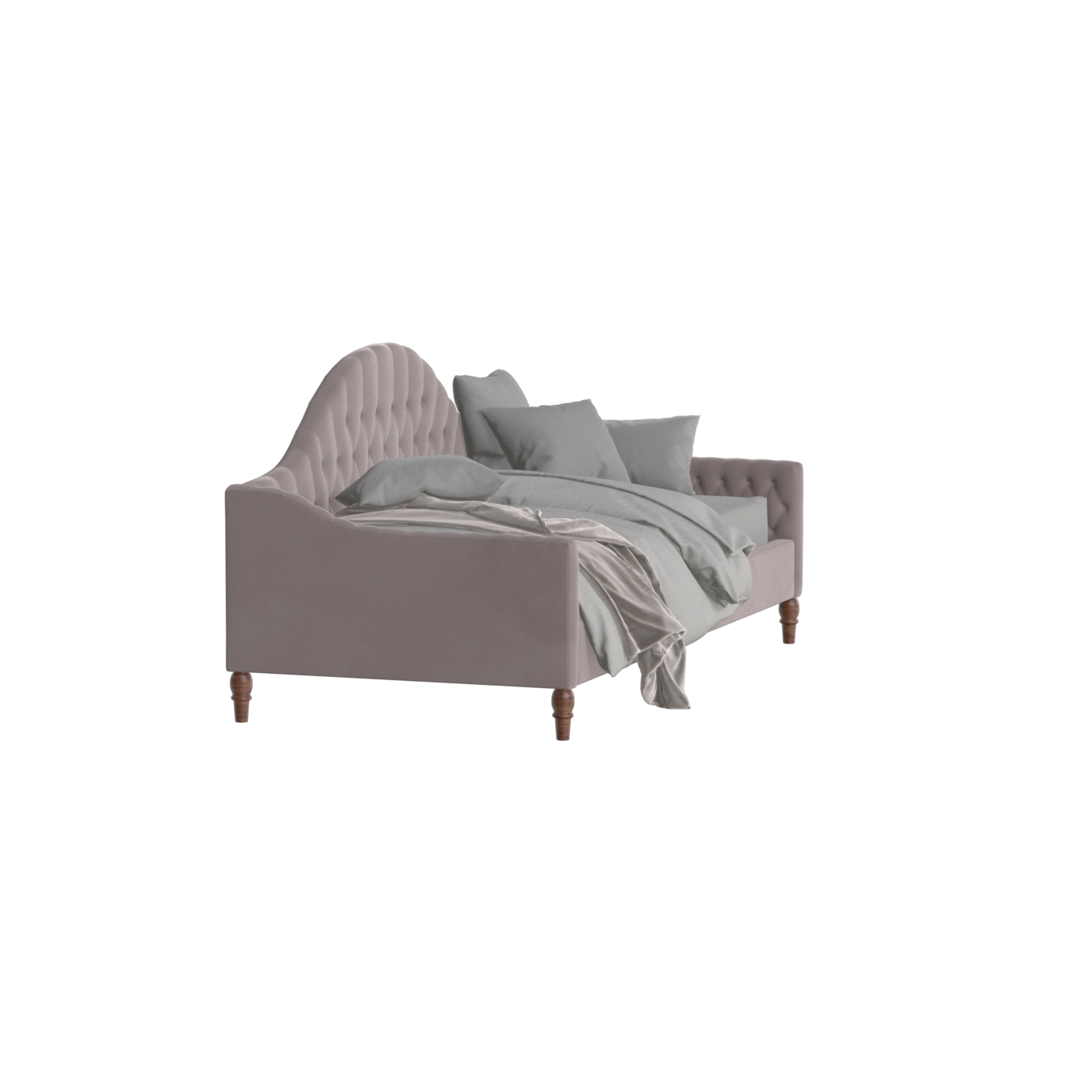 Elise Daybed with Elegant Curves and Versatile Comfort