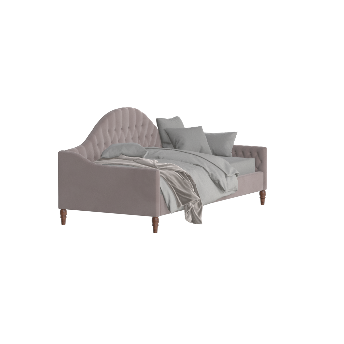 Elise Daybed with Elegant Curves and Versatile Comfort