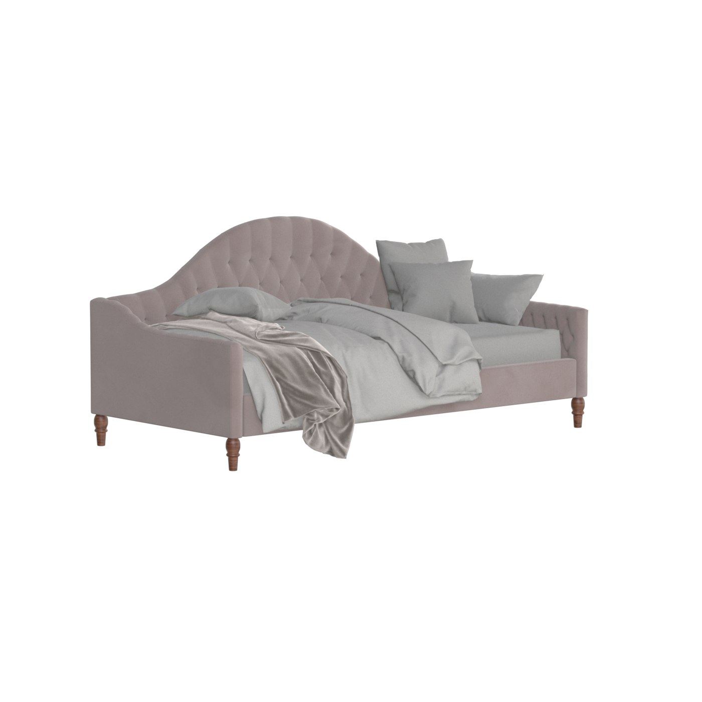 Elise Daybed with Elegant Curves and Versatile Comfort