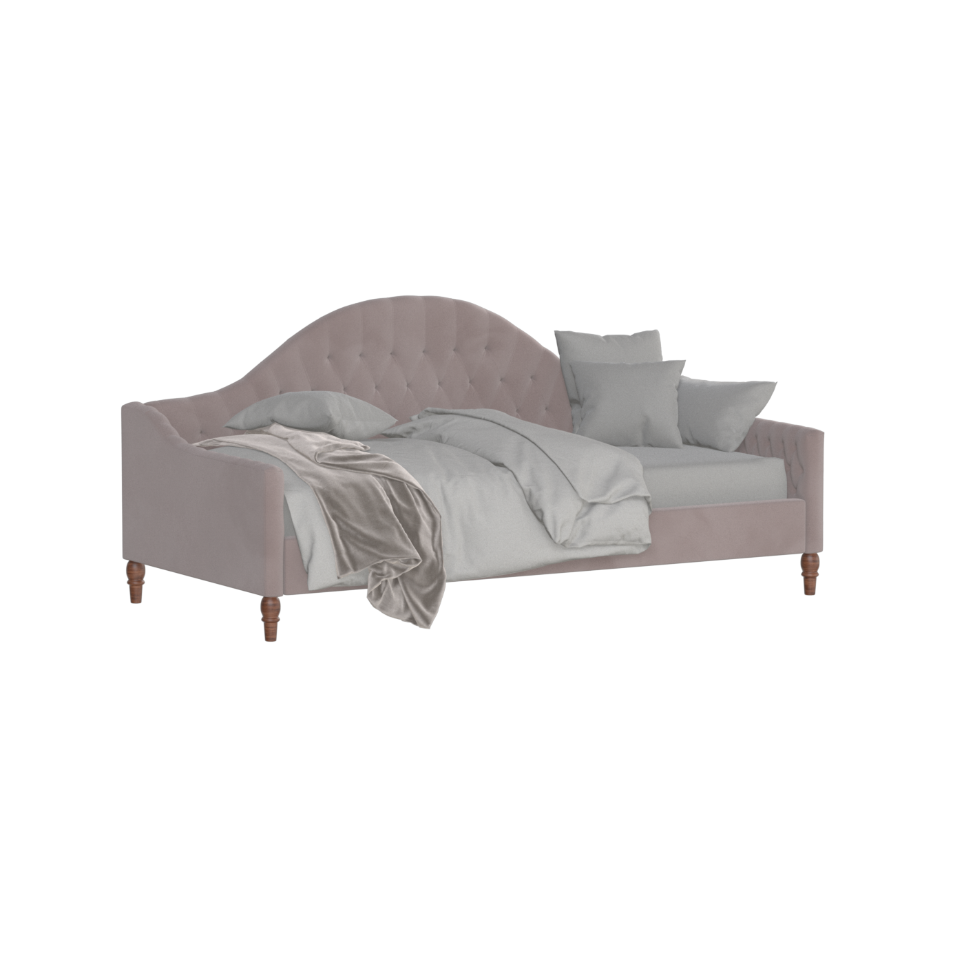 Elise Daybed with Elegant Curves and Versatile Comfort