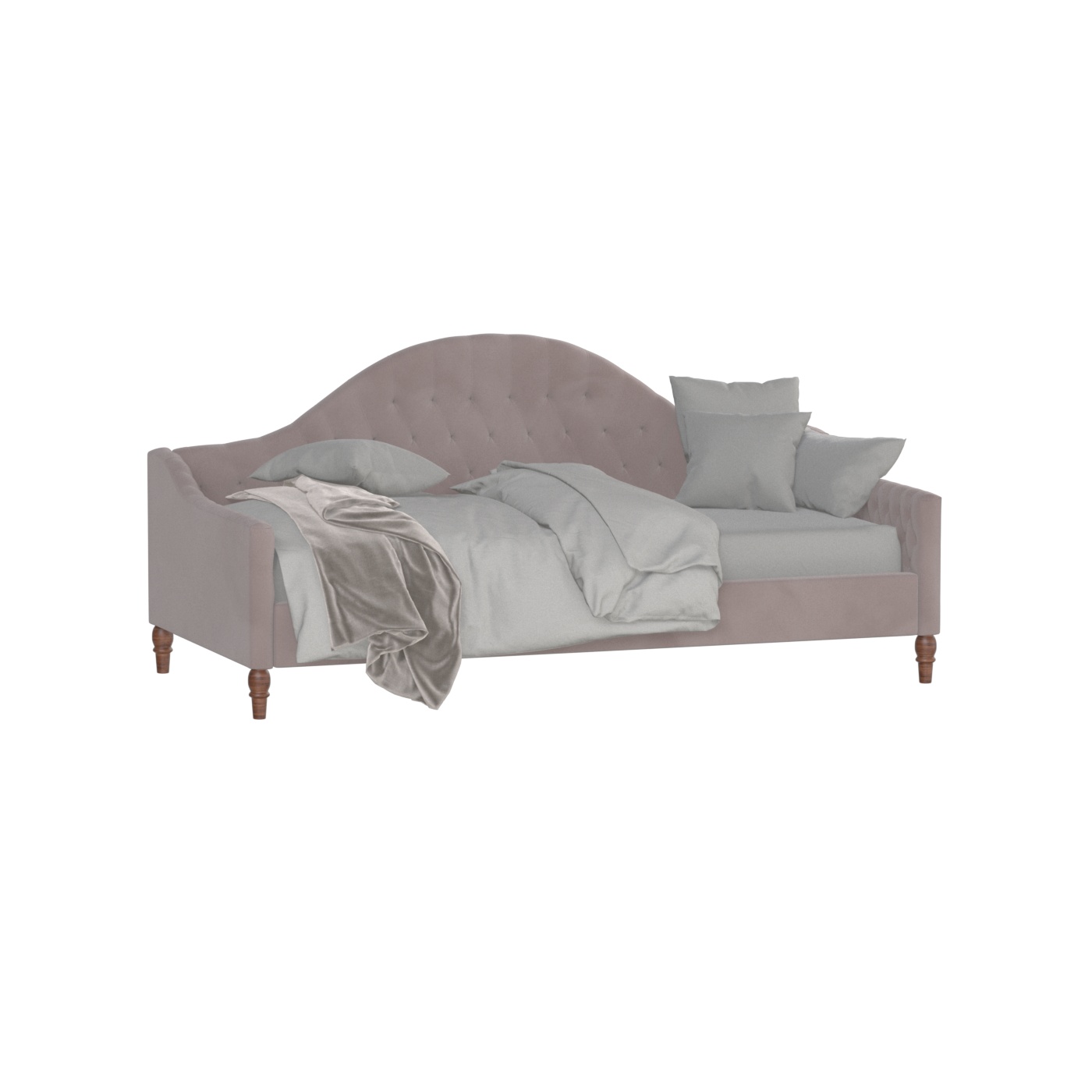 Elise Daybed with Elegant Curves and Versatile Comfort