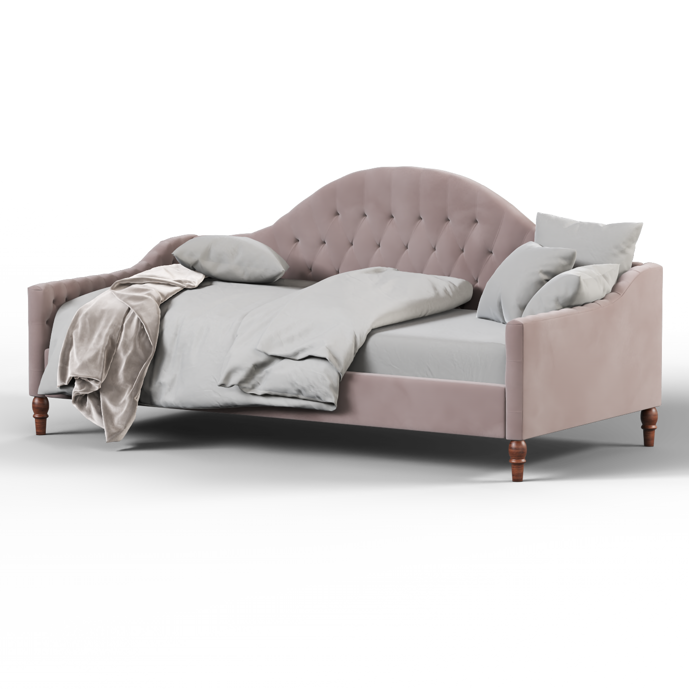 Elise Daybed with Elegant Curves and Versatile Comfort