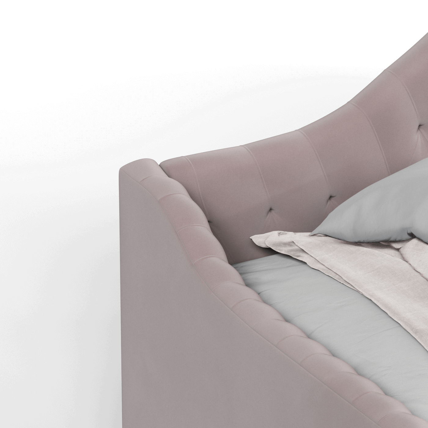 Elise Daybed with Elegant Curves and Versatile Comfort
