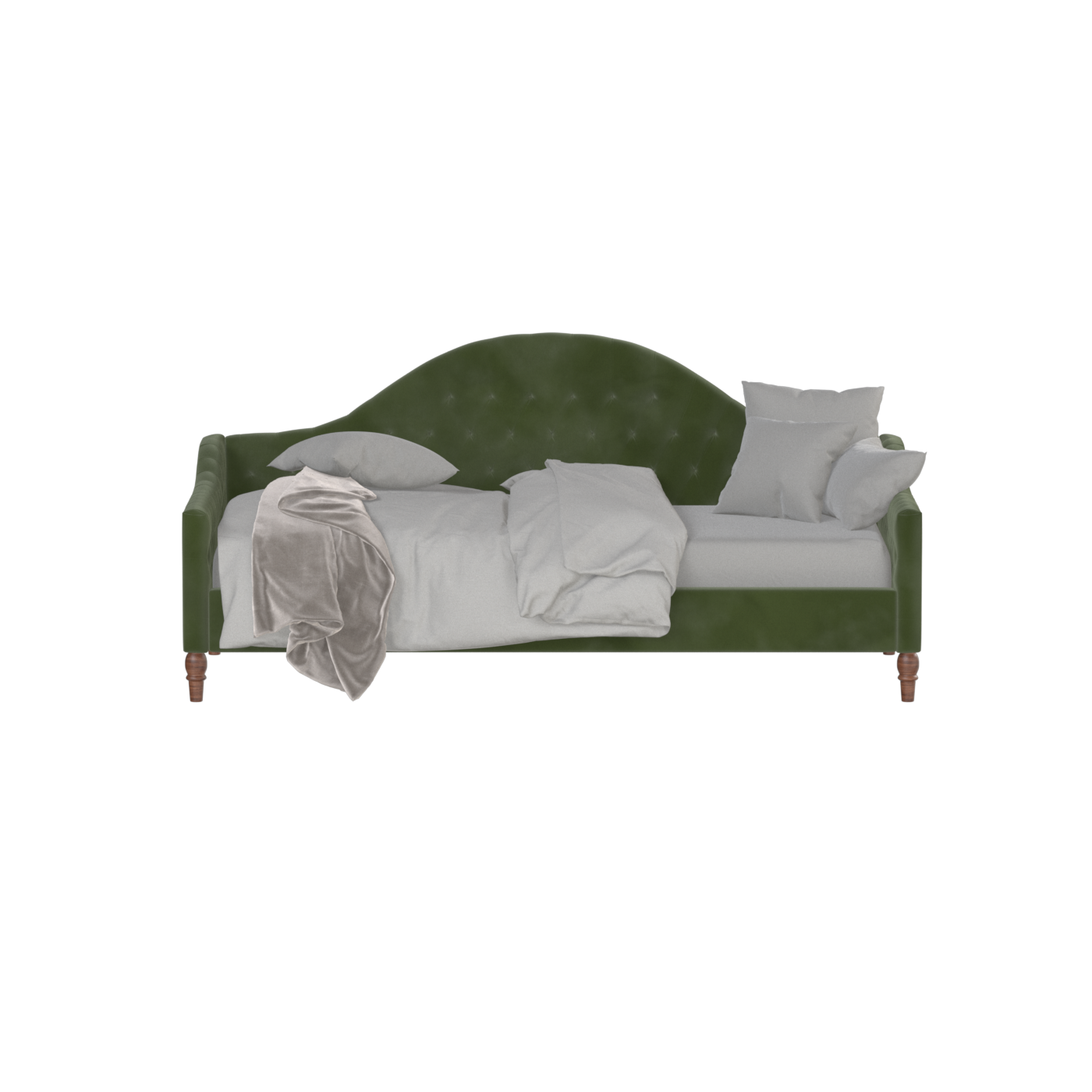 Lit de repos Elise aux courbes élégantes et au confort polyvalent