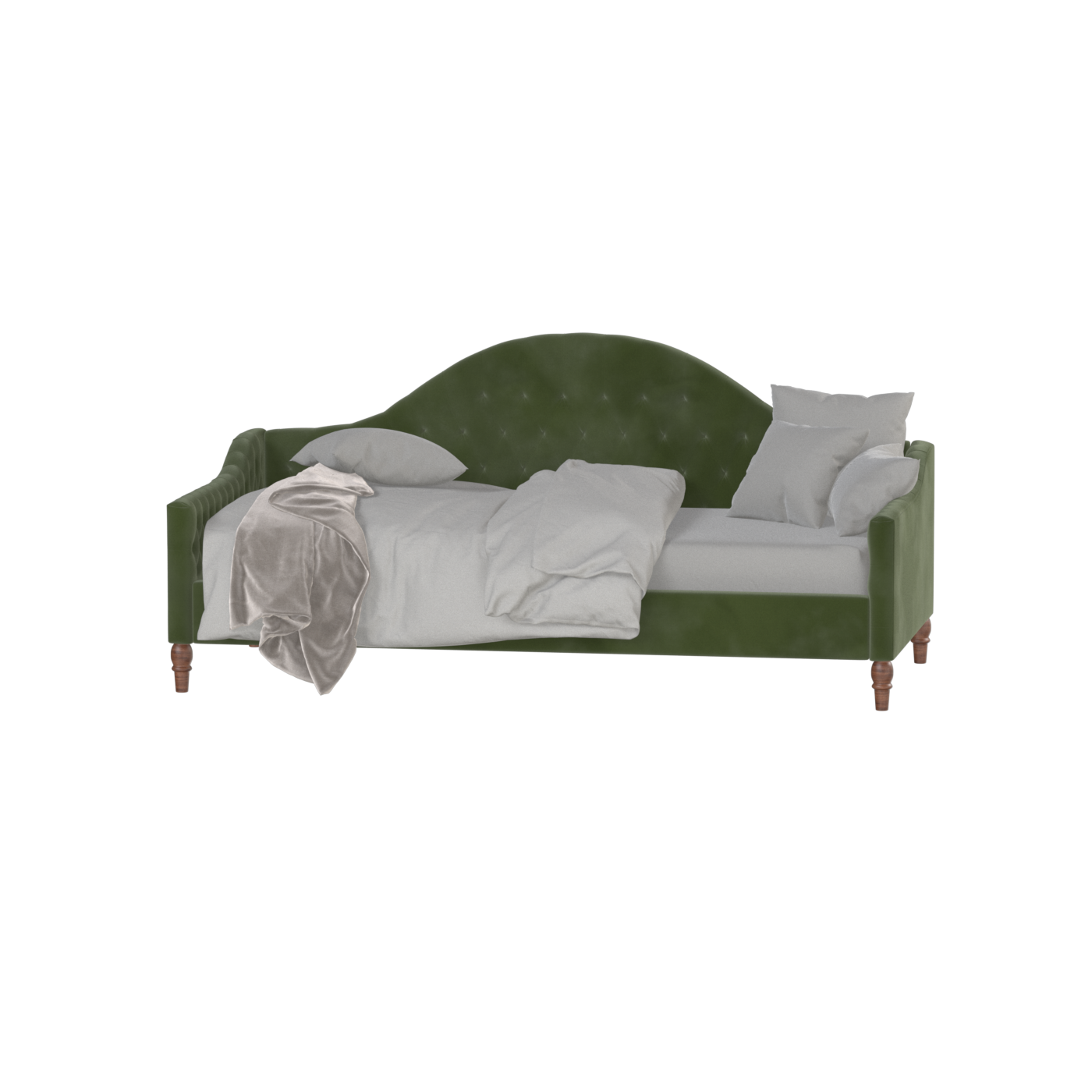 Elise Daybed with Elegant Curves and Versatile Comfort