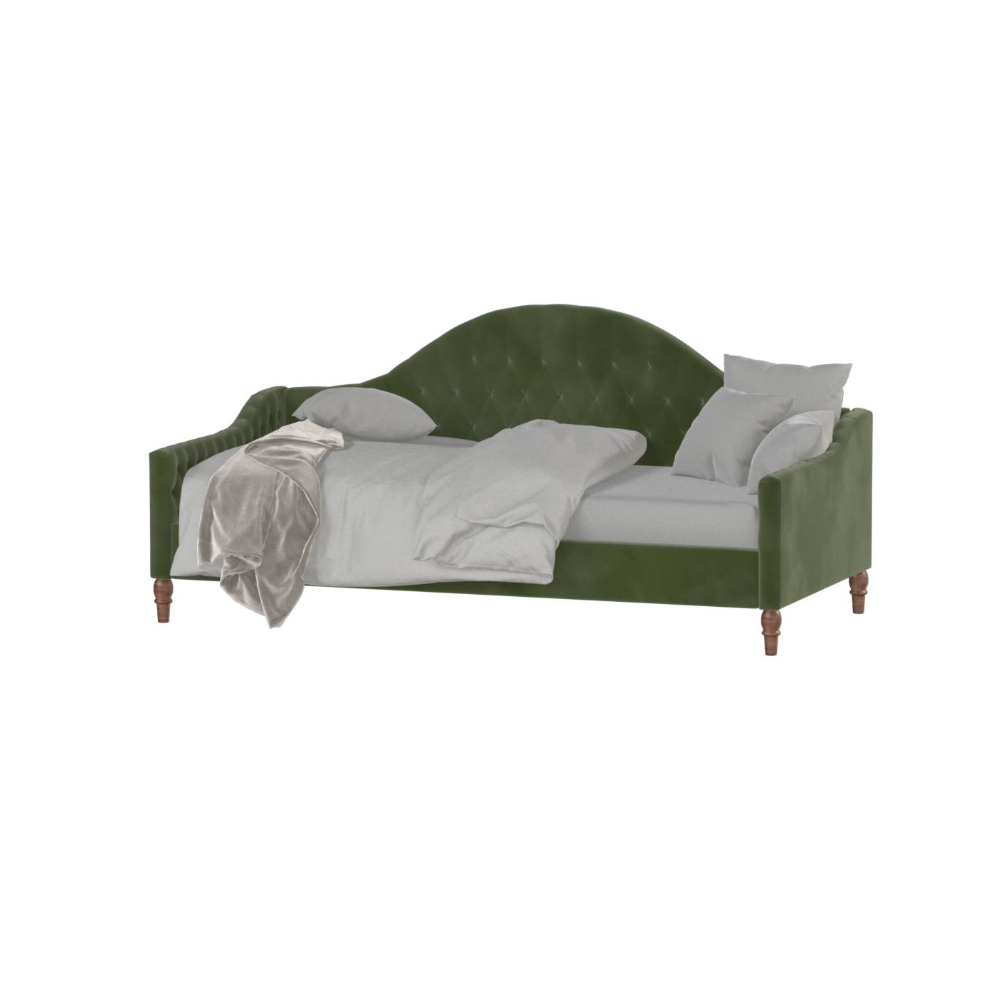 Lit de repos Elise aux courbes élégantes et au confort polyvalent