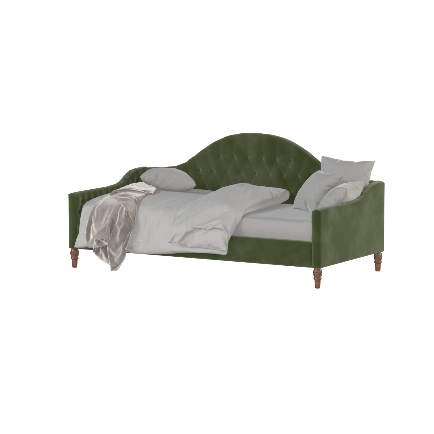 Lit de repos Elise aux courbes élégantes et au confort polyvalent