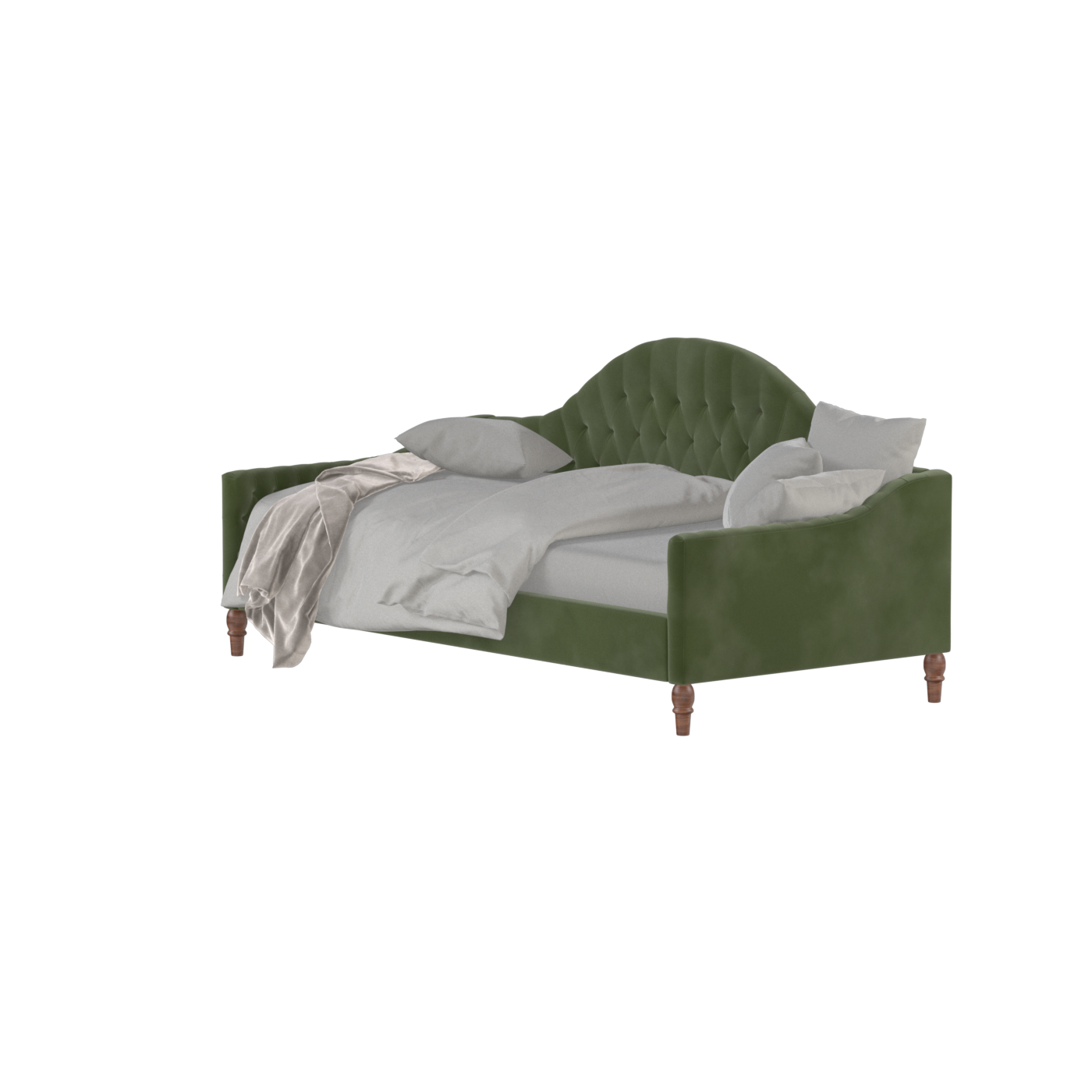 Lit de repos Elise aux courbes élégantes et au confort polyvalent