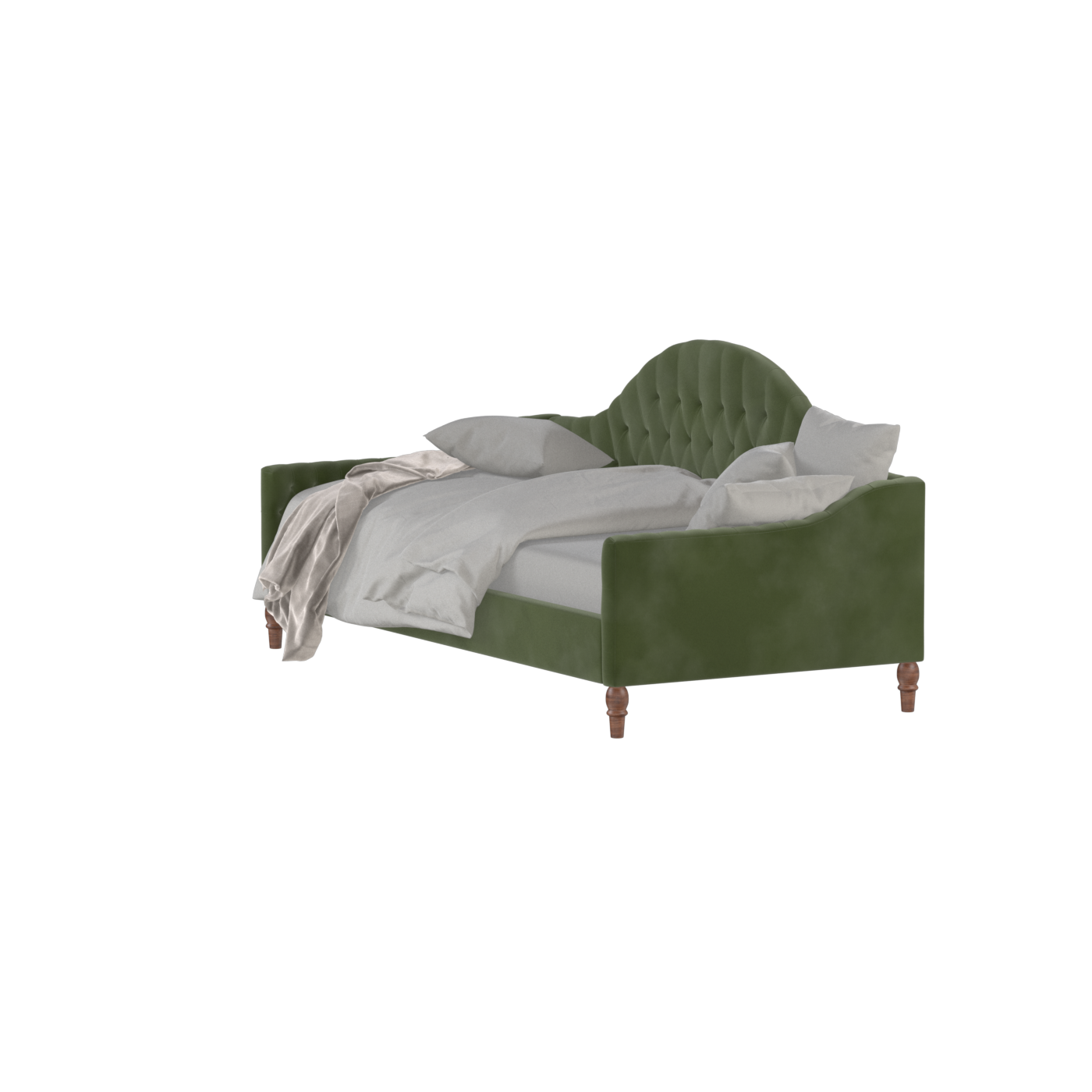 Lit de repos Elise aux courbes élégantes et au confort polyvalent
