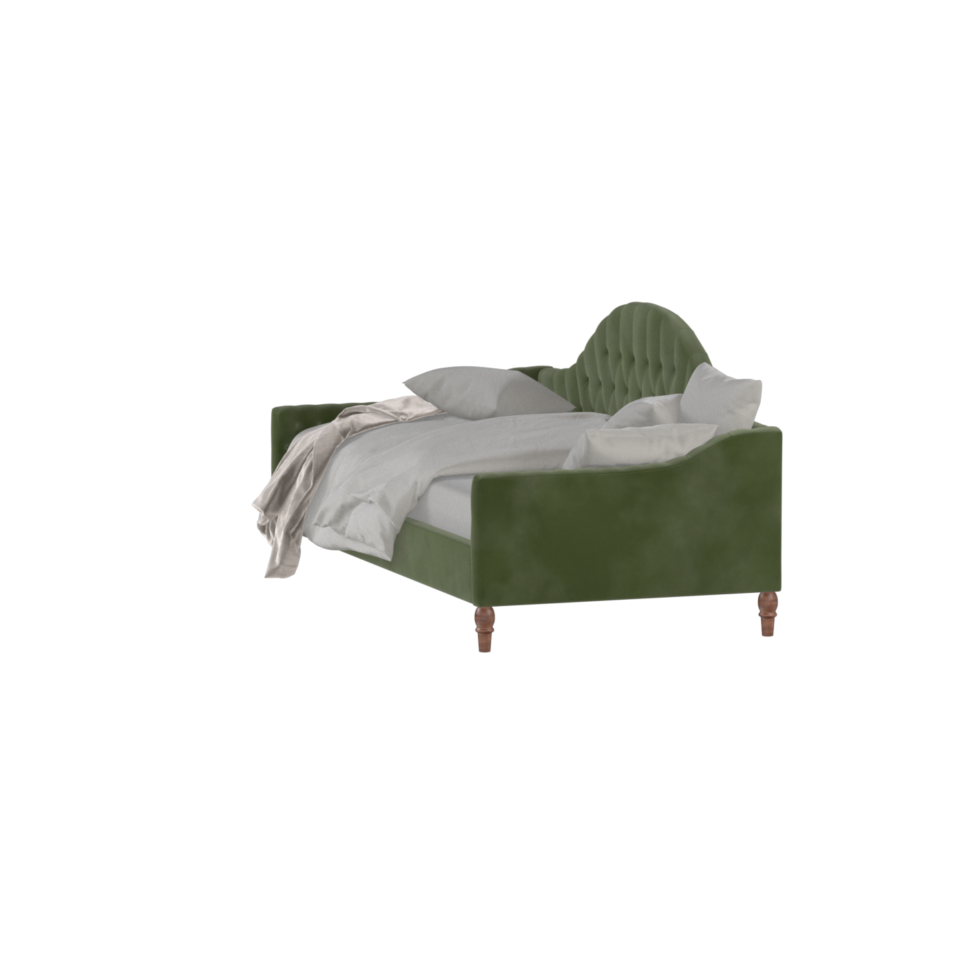 Lit de repos Elise aux courbes élégantes et au confort polyvalent