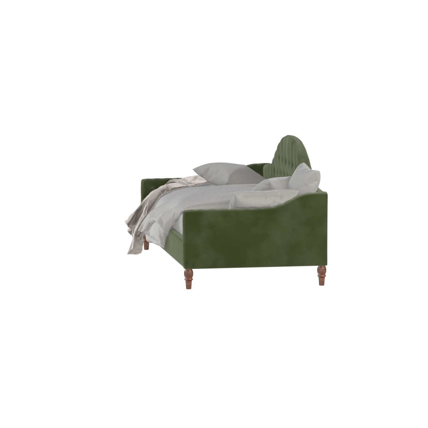 Lit de repos Elise aux courbes élégantes et au confort polyvalent