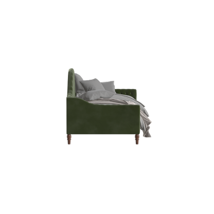 Lit de repos Elise aux courbes élégantes et au confort polyvalent