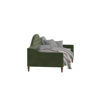 Lit de repos Elise aux courbes élégantes et au confort polyvalent