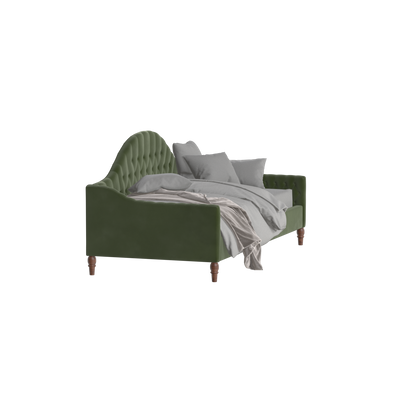 Lit de repos Elise aux courbes élégantes et au confort polyvalent