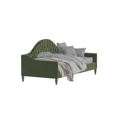 Lit de repos Elise aux courbes élégantes et au confort polyvalent