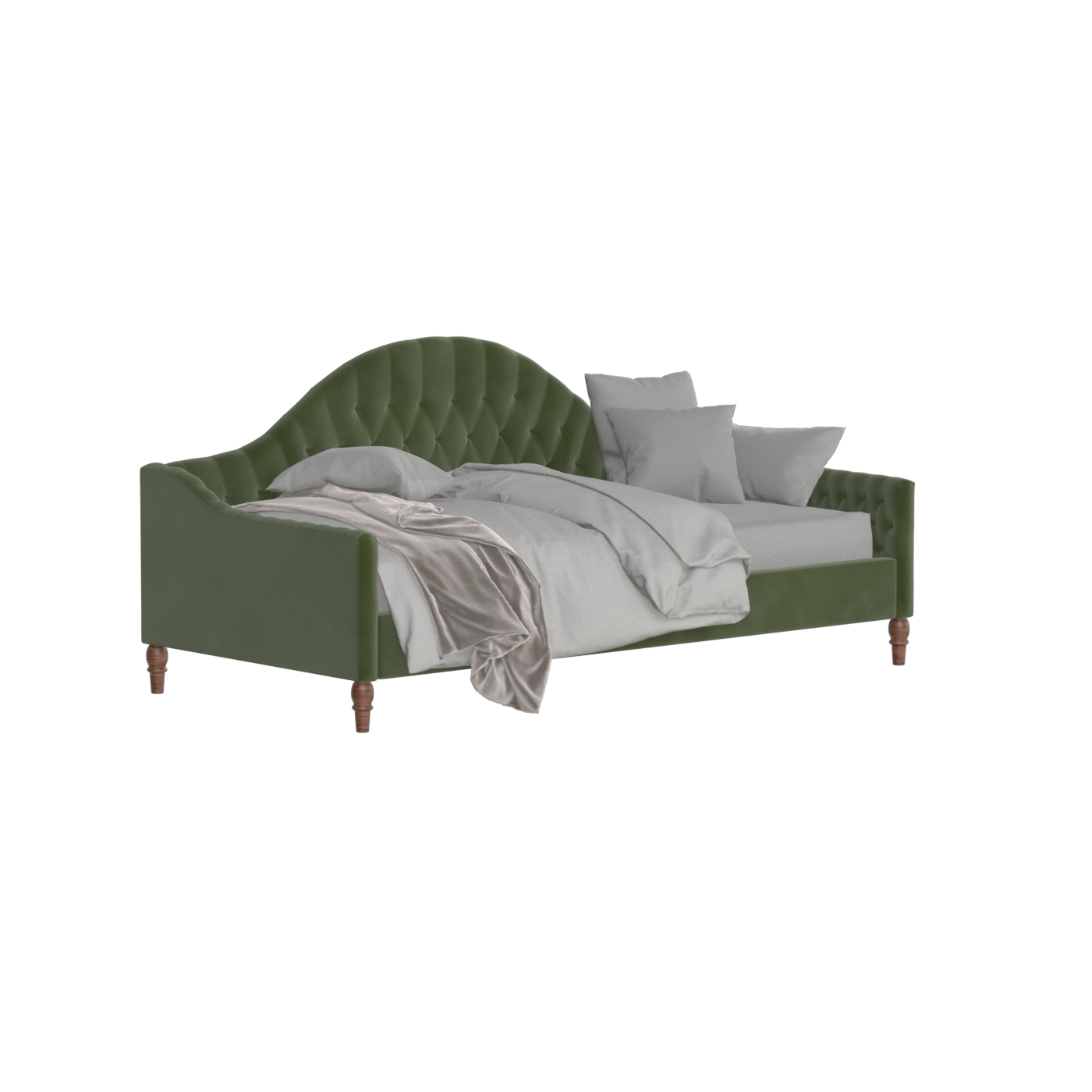 Lit de repos Elise aux courbes élégantes et au confort polyvalent