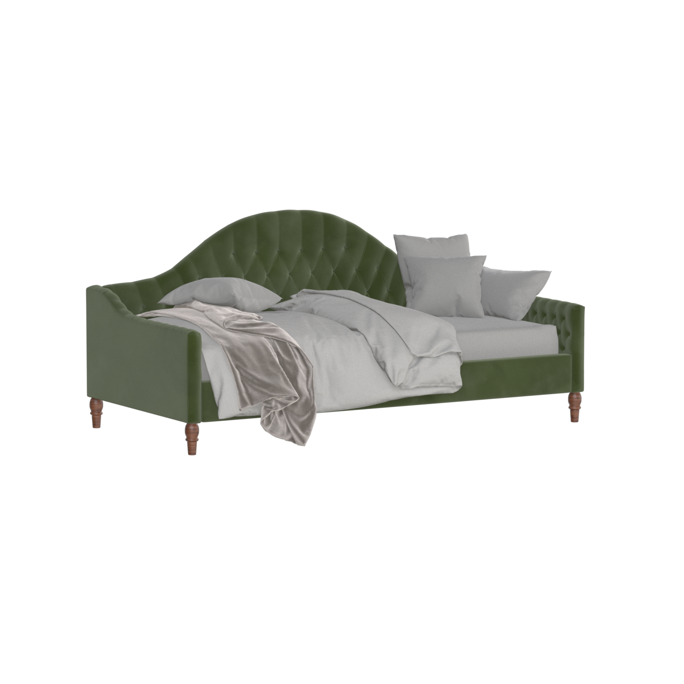 Lit de repos Elise aux courbes élégantes et au confort polyvalent