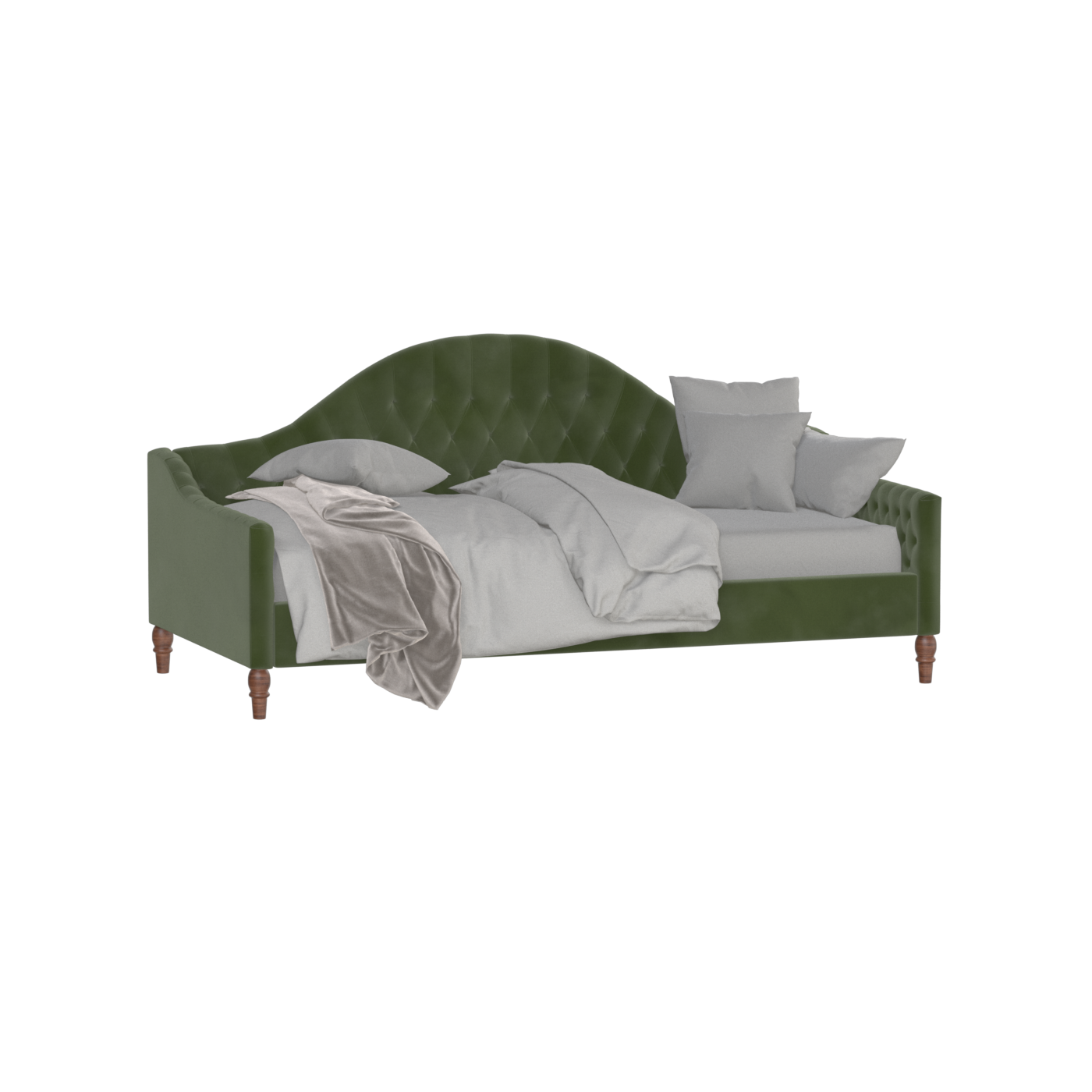 Lit de repos Elise aux courbes élégantes et au confort polyvalent