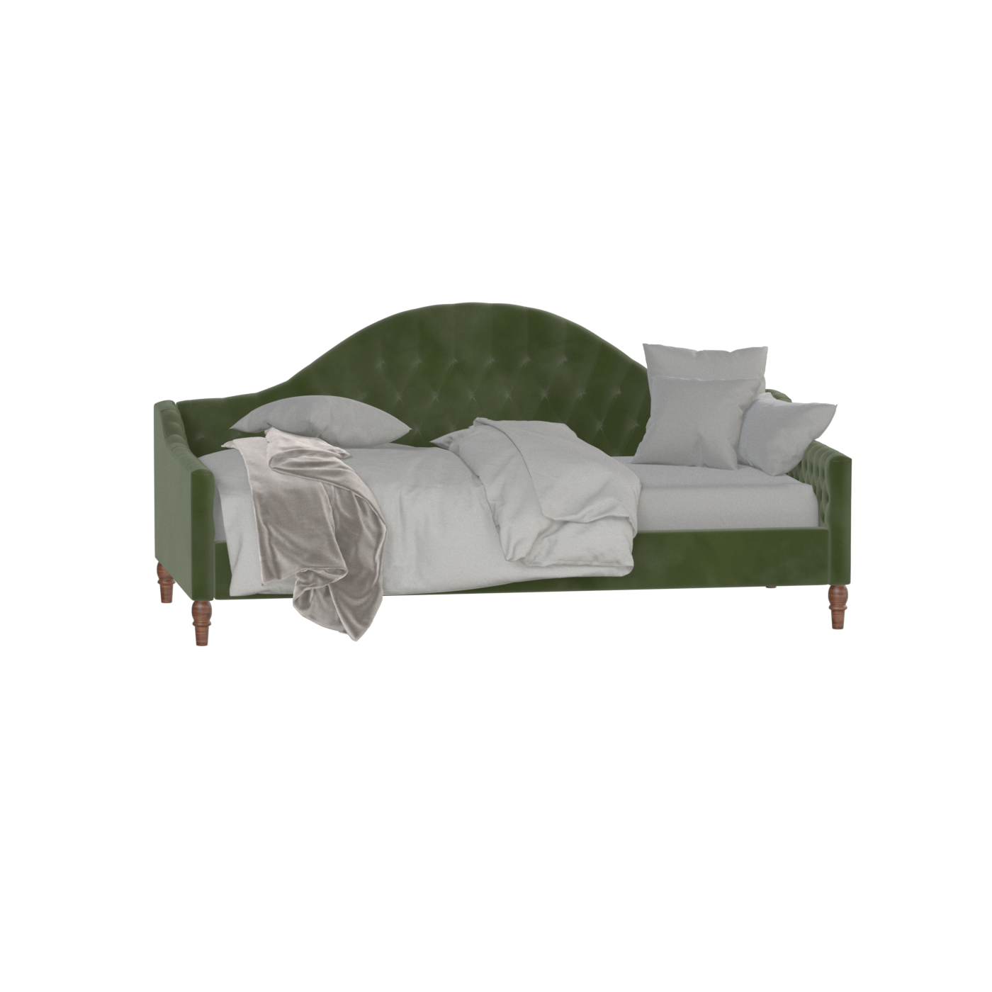 Lit de repos Elise aux courbes élégantes et au confort polyvalent