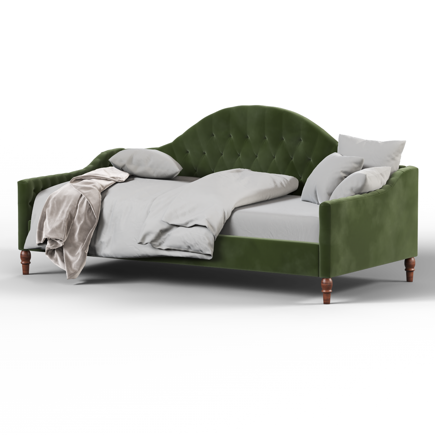 Lit de repos Elise aux courbes élégantes et au confort polyvalent