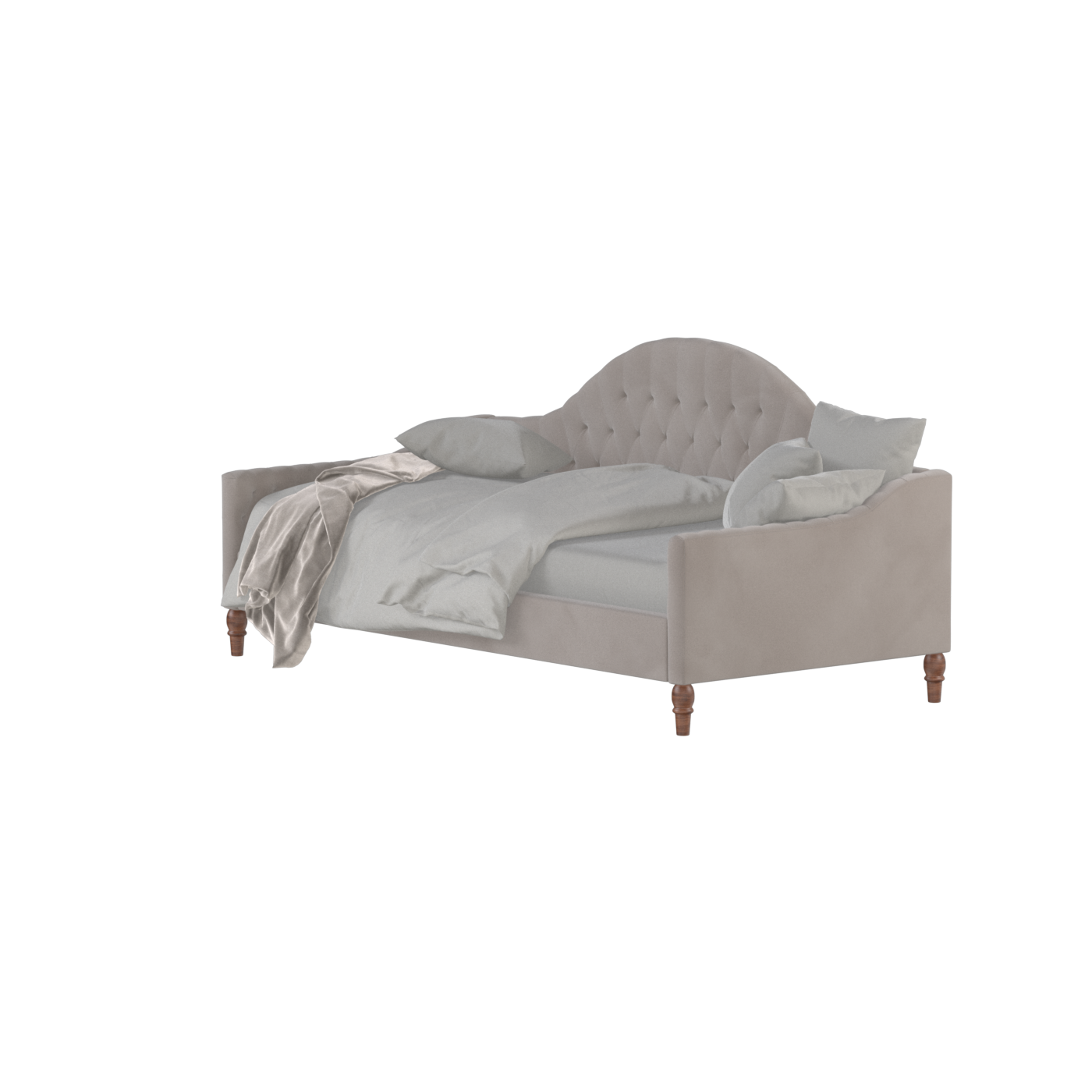 Elise Daybed with Elegant Curves and Versatile Comfort