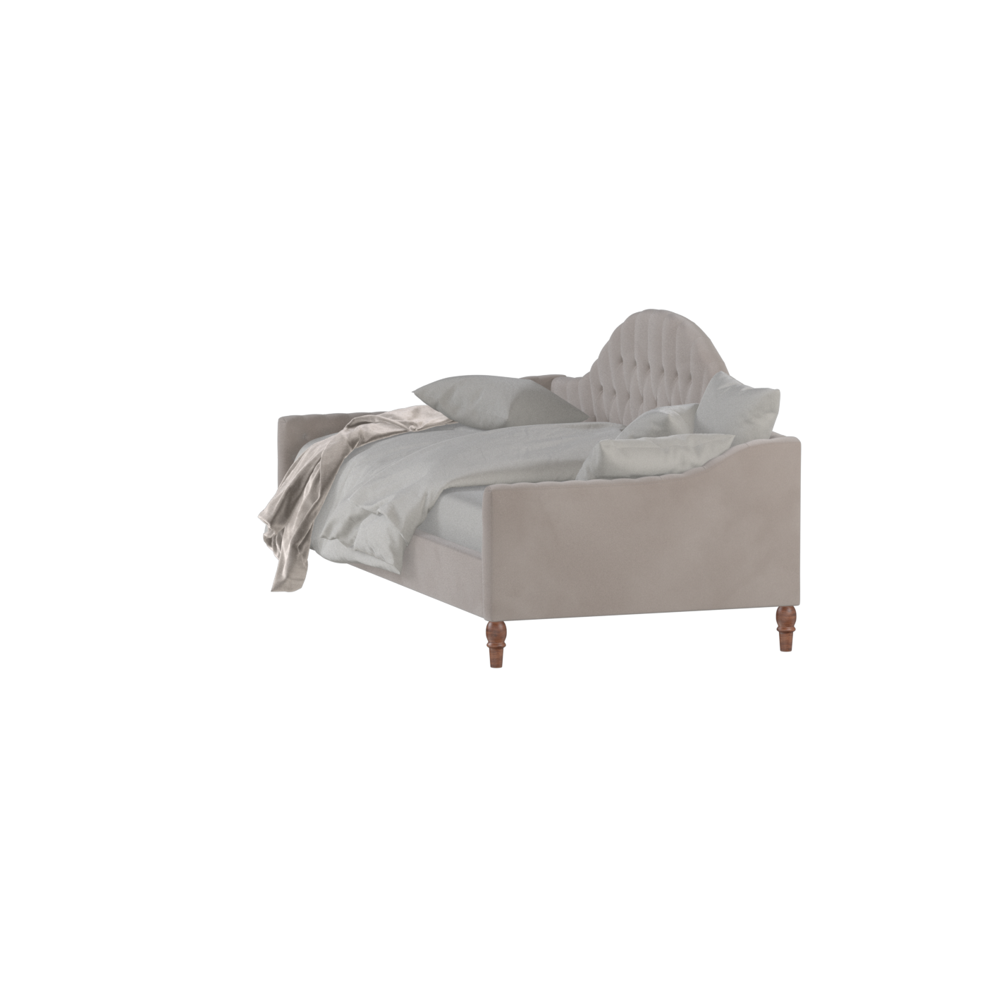 Elise Daybed with Elegant Curves and Versatile Comfort