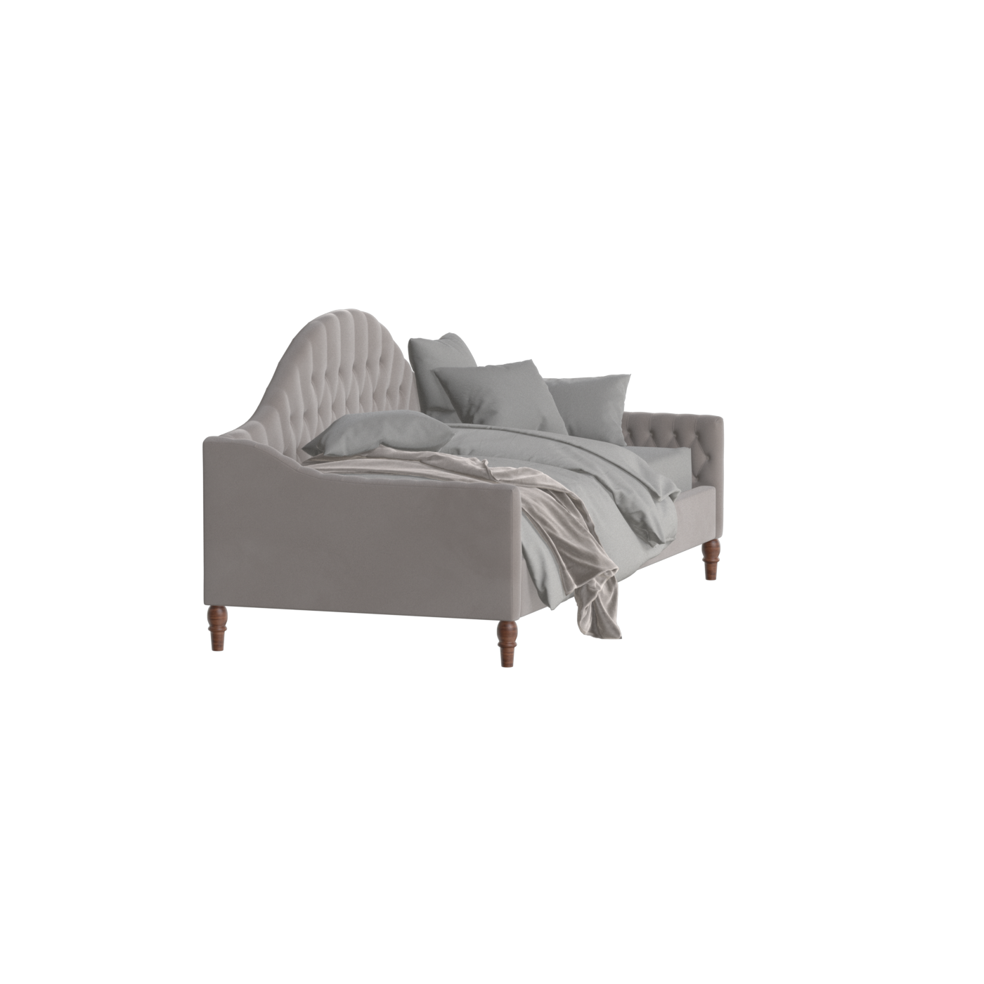 Elise Daybed with Elegant Curves and Versatile Comfort