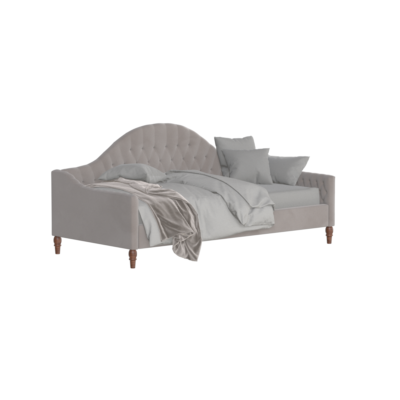 Elise Daybed with Elegant Curves and Versatile Comfort
