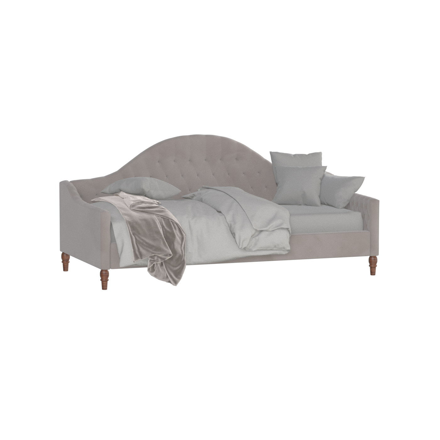 Elise Daybed with Elegant Curves and Versatile Comfort