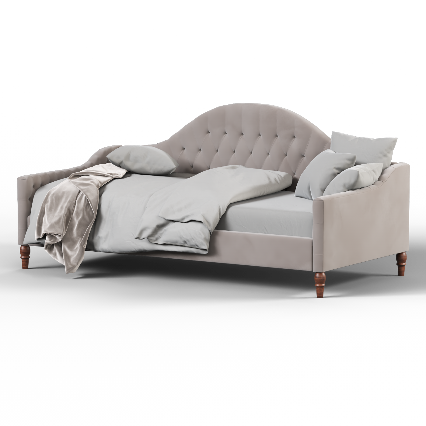 Elise Daybed with Elegant Curves and Versatile Comfort