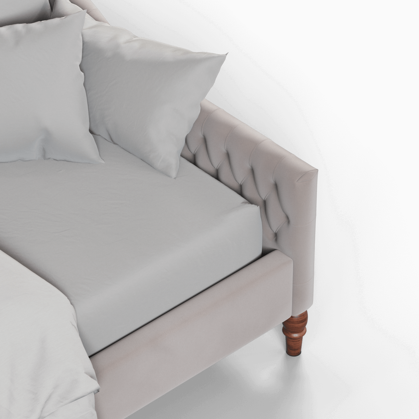 Elise Daybed with Elegant Curves and Versatile Comfort