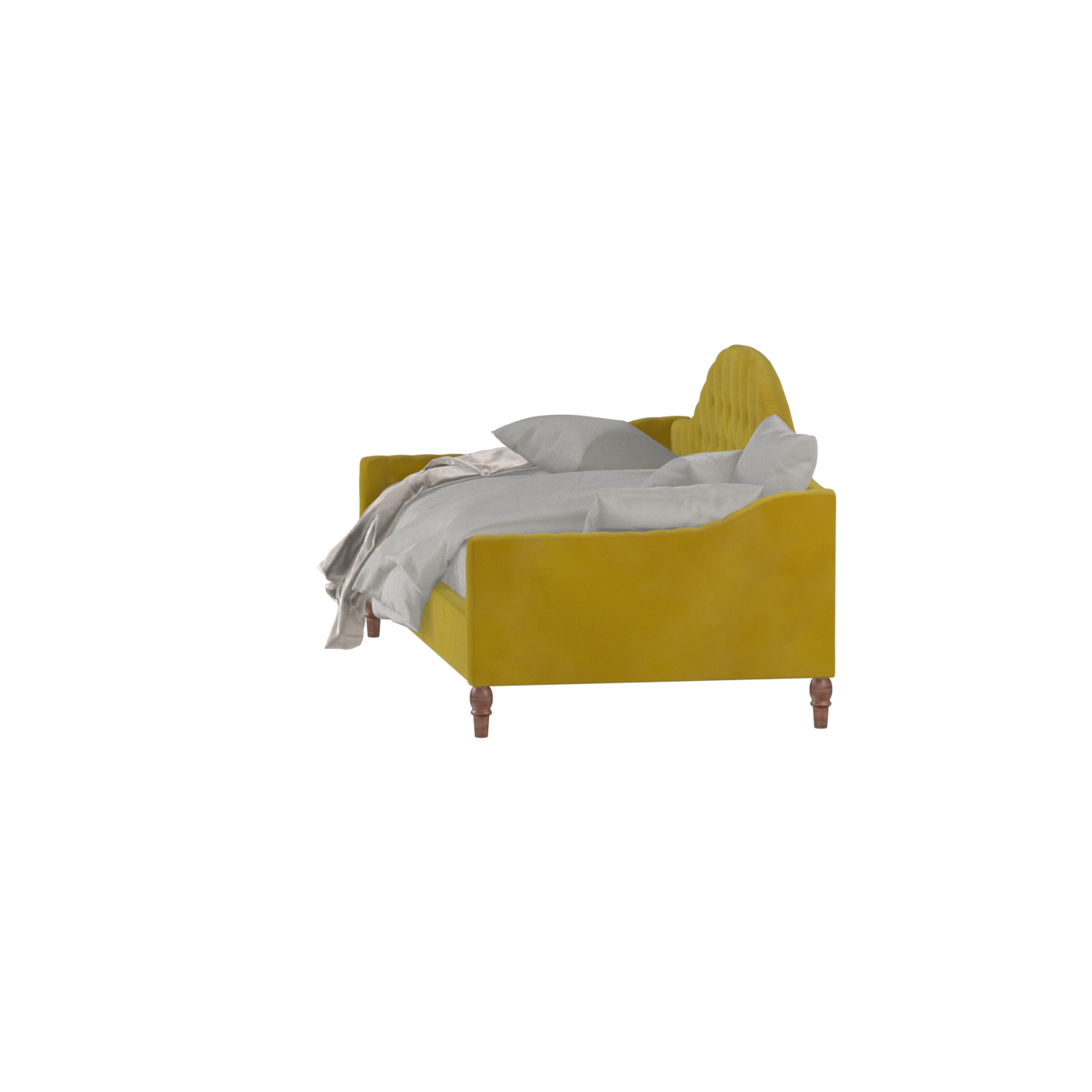 Elise Daybed with Elegant Curves and Versatile Comfort