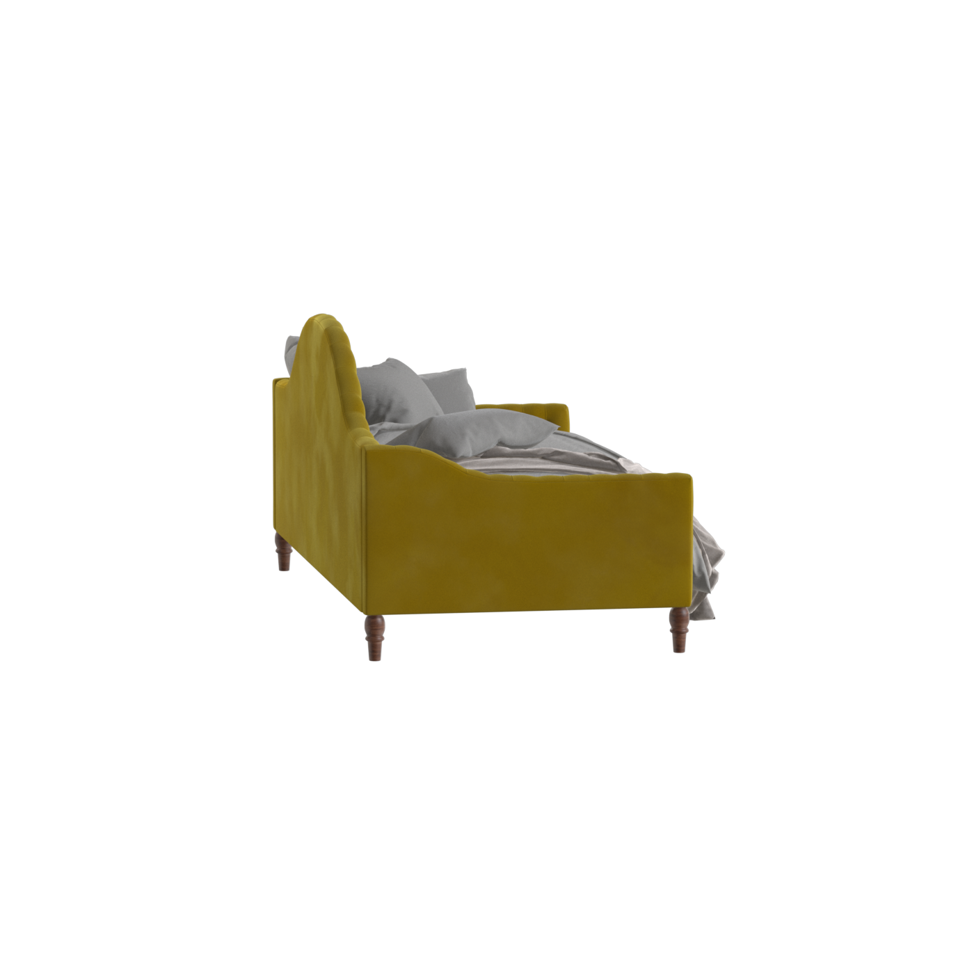 Elise Daybed with Elegant Curves and Versatile Comfort