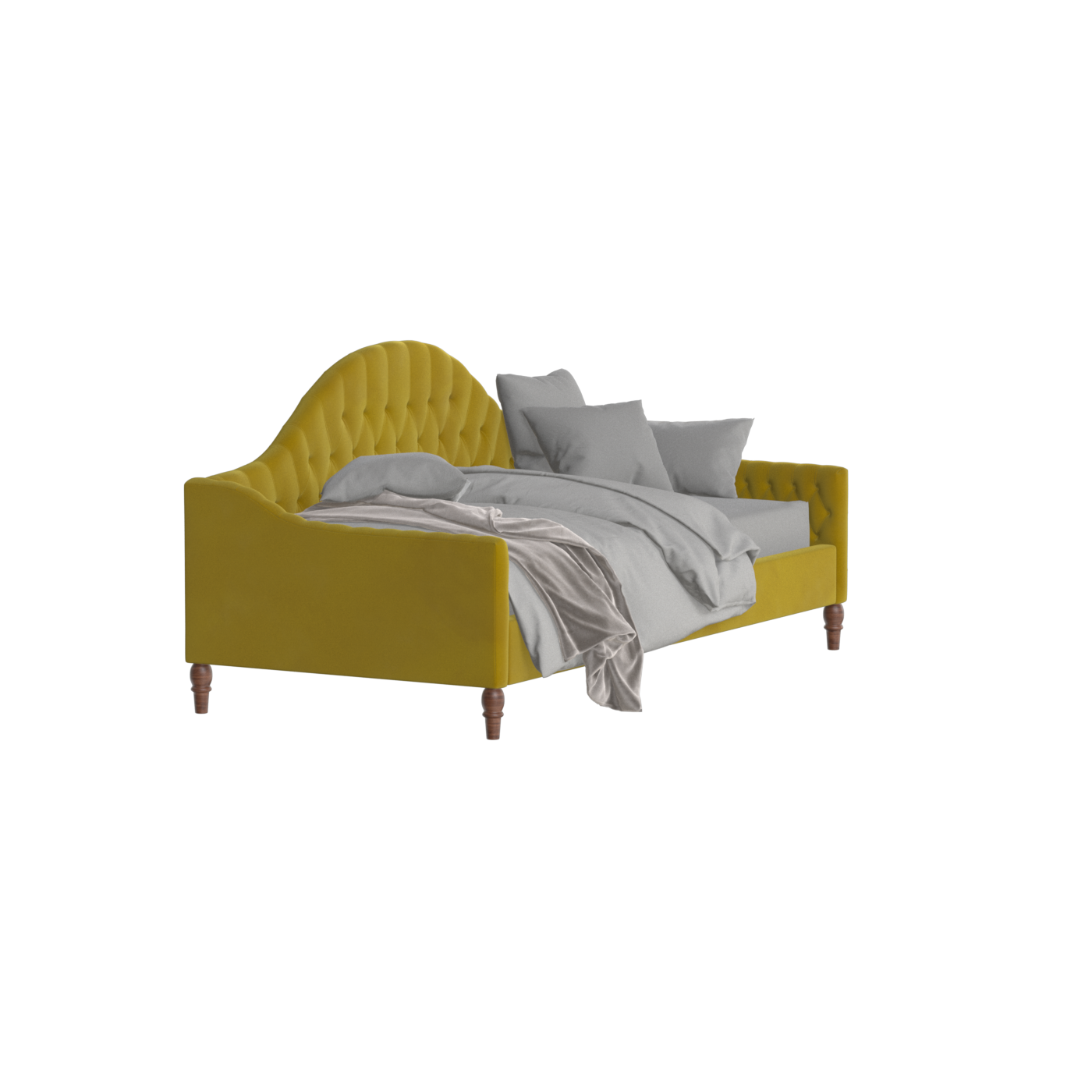 Elise Daybed with Elegant Curves and Versatile Comfort