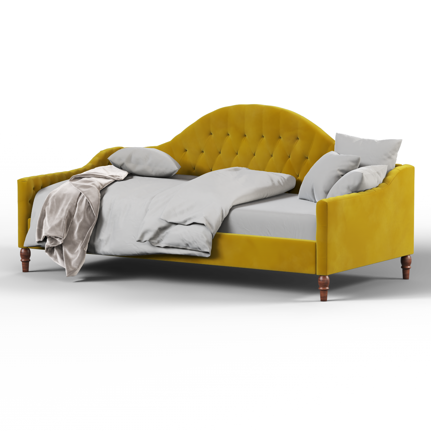 Elise Daybed with Elegant Curves and Versatile Comfort