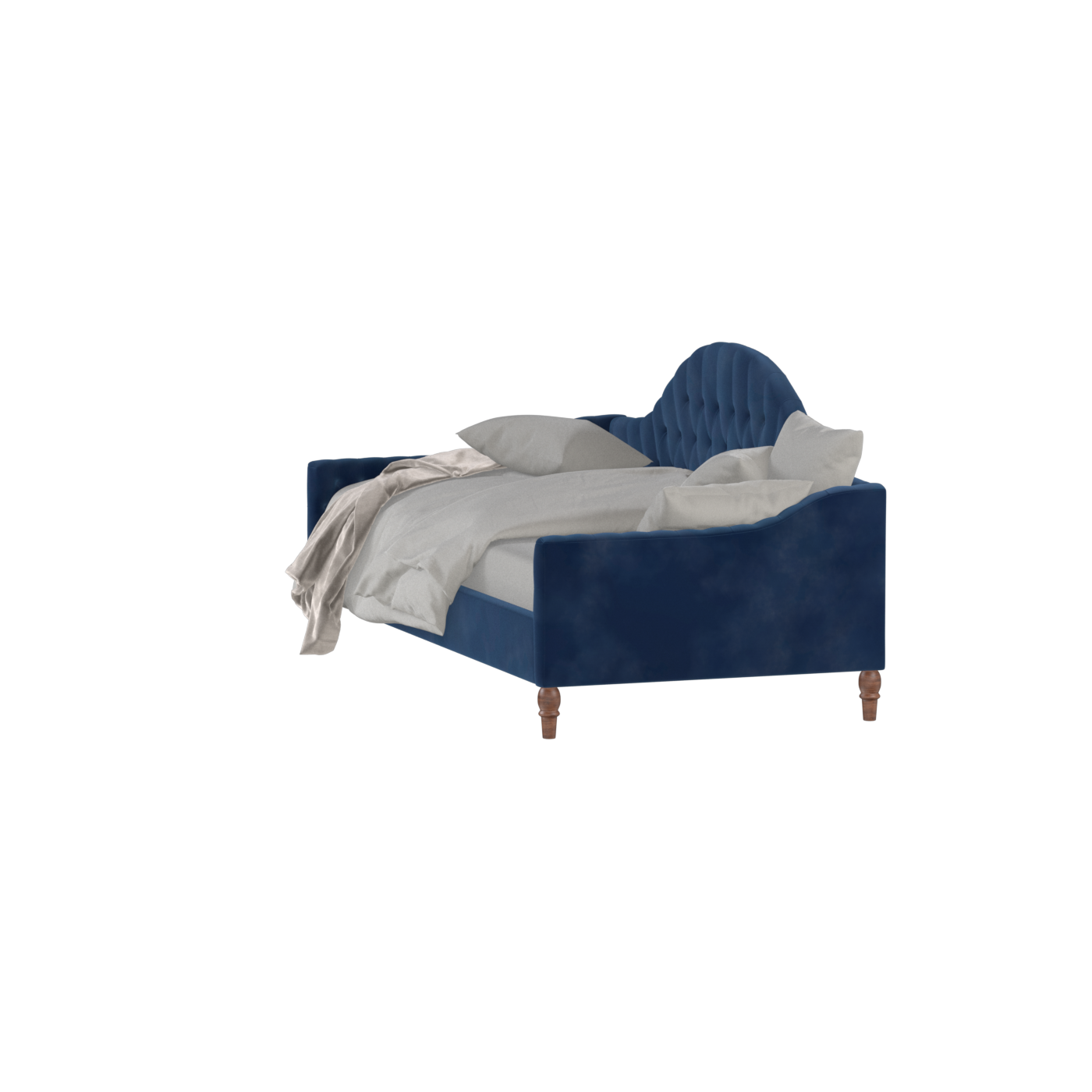 Lit de repos Elise aux courbes élégantes et au confort polyvalent