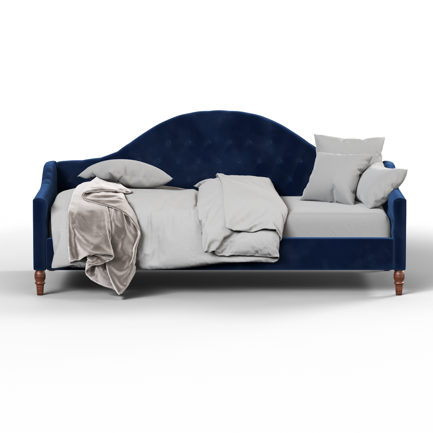 Lit de repos Elise aux courbes élégantes et au confort polyvalent
