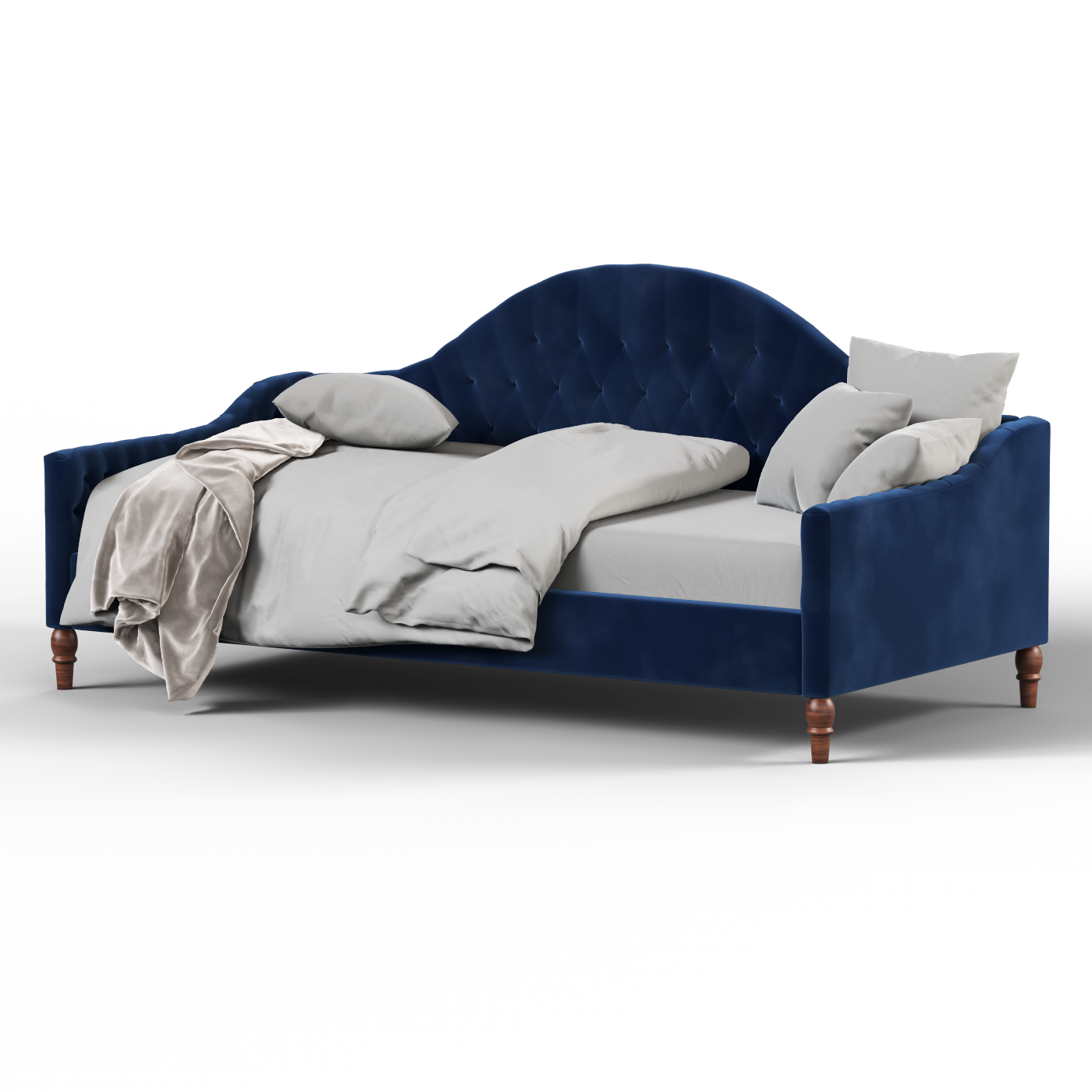 Lit de repos Elise aux courbes élégantes et au confort polyvalent