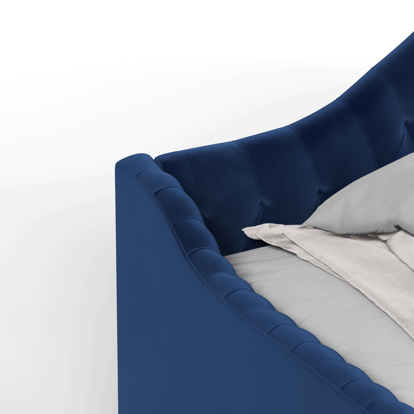 Lit de repos Elise aux courbes élégantes et au confort polyvalent