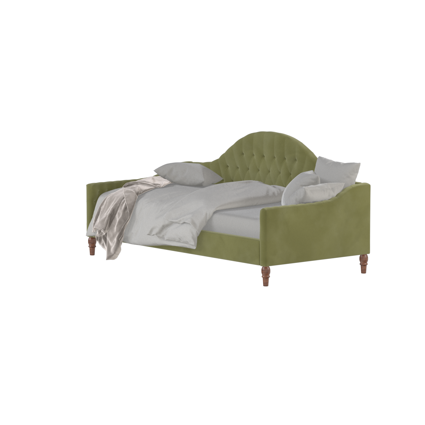 Elise Daybed with Elegant Curves and Versatile Comfort